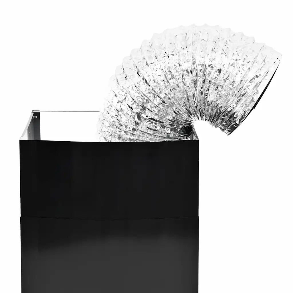 Cappa Aspirante a Muro Acciaio Inox 756 m³/h 60 cm Nera 50709