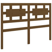 Testiera | Testata per Letto ambra 125,5x4x100 cm Legno Massello di Pino