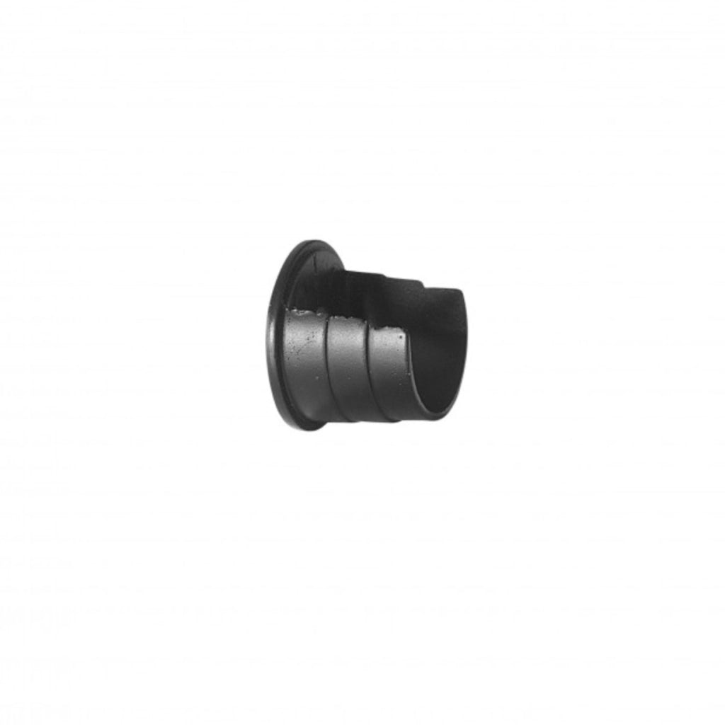 Supporto laterale bastone tenda nero 22mm