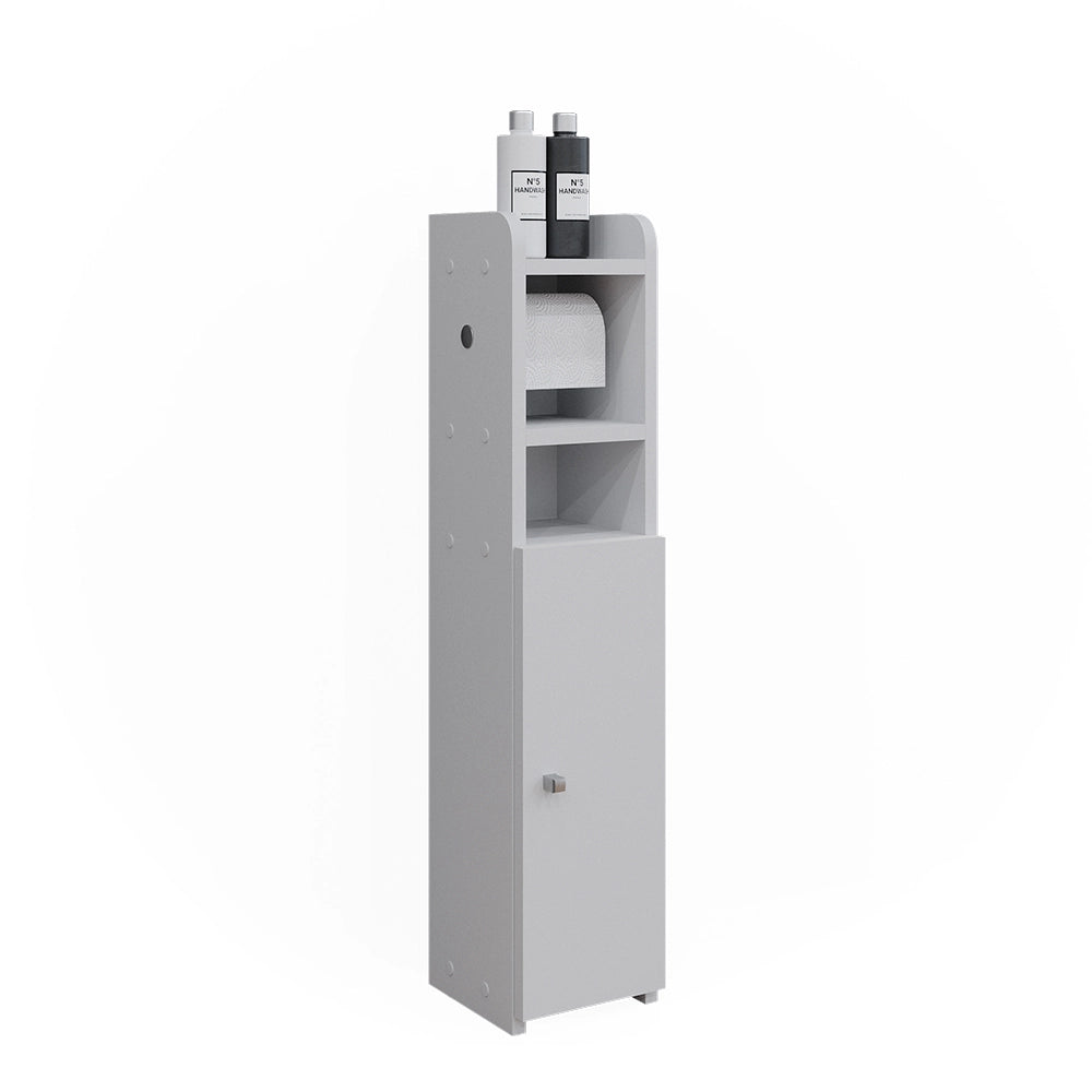 Vicco Armadietto per carta igienica Bianco 17.6 x 82.2 cm con 1 porta