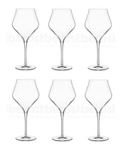 Set 6 Calici Vino Bianco Supremo Burgundy in Vetro Sonoro 65 cl Luigi Bormioli