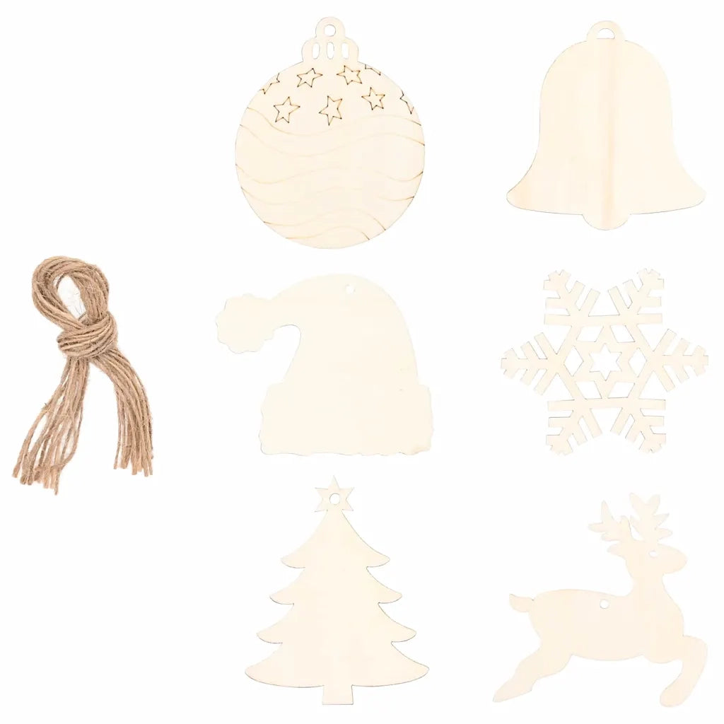 Albero di Natale Naturale 120 cm legno massiccio di frassino