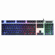 Trade Shop - Tastiera Gaming Da Gioco Led Retroilluminata Rgb Keyboard Pc Con Filo Ek-rgb03 -