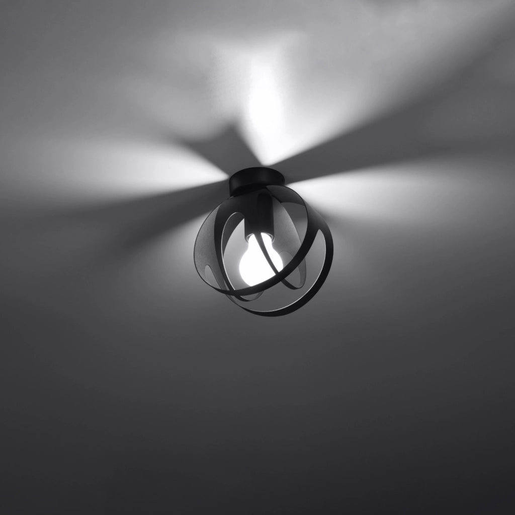 Lampada da soffitto TULOS nero