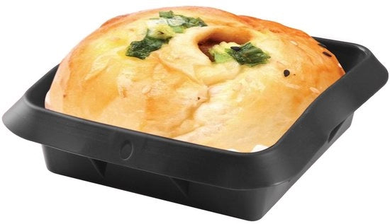 Tavola per forno in silicone - forma per lasagna - resistente al lavastoviglie - nero - forma antiaderente per la cottura perfetta per piatti salati e dolci