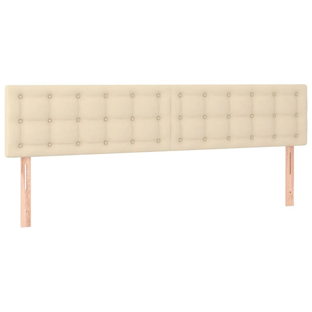 Giroletto a Molle con Materasso Crema 120x190 cm in Tessuto 3269963