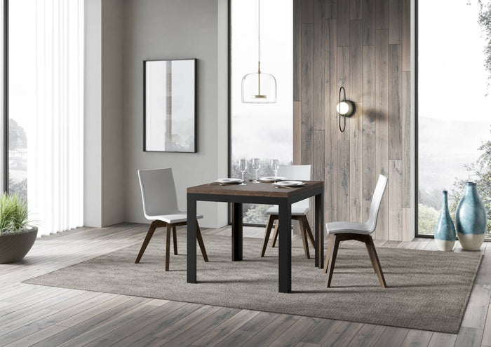 Tavolo Allungabile 90-180x90x78/80 cm Linea Libra Noce