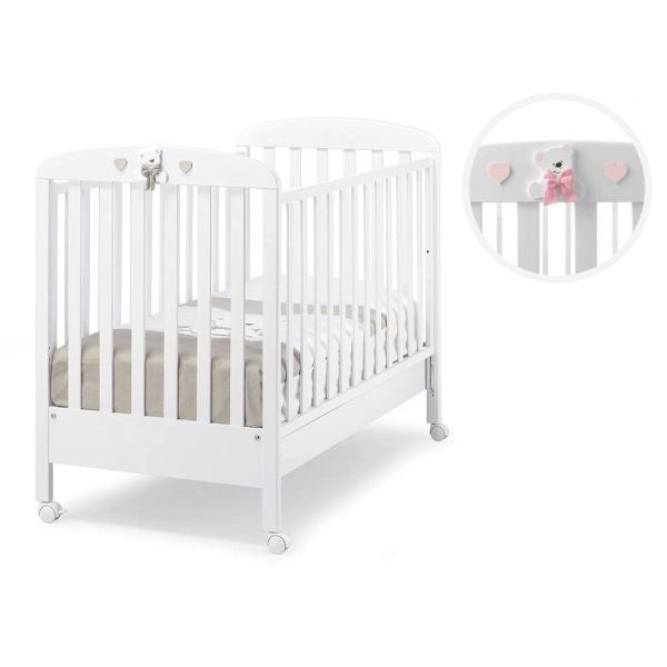 Lettino tatino bianco rosa 8050612382577