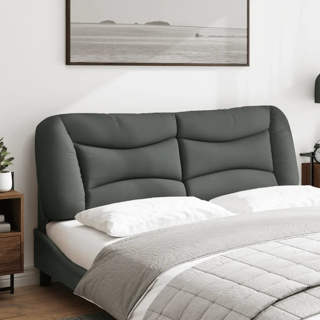 Cuscino Testiera Hvar Grigio Scuro 160 cm in Tessuto CFW4292350