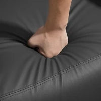 Poltrona Relax Massaggiante con Telecomando e 8 Programmi, Reclinazione e Poggiapiedi, 68x88x98cm, Nero