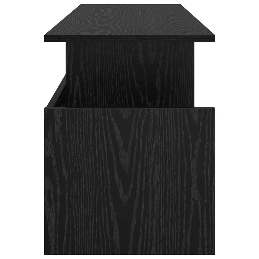 Supporto TV Rovere Nero 102 x 35 x 45 cm Legno multistrato