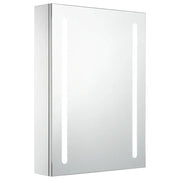 Armadietto Bagno | Armadio da bagno con Specchio e LED 50x13x70 cm