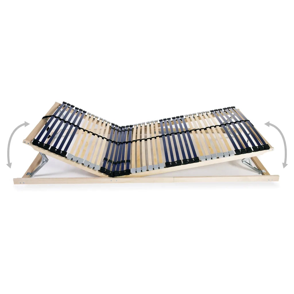 Rete a Doghe 7 Zone senza Materasso con 42 Doghe 140x200 cm 246478
