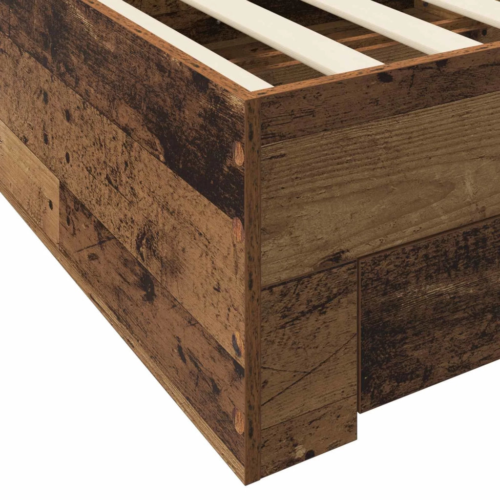 Struttura del letto Legno antico Legno ingegnerizzato 3429528