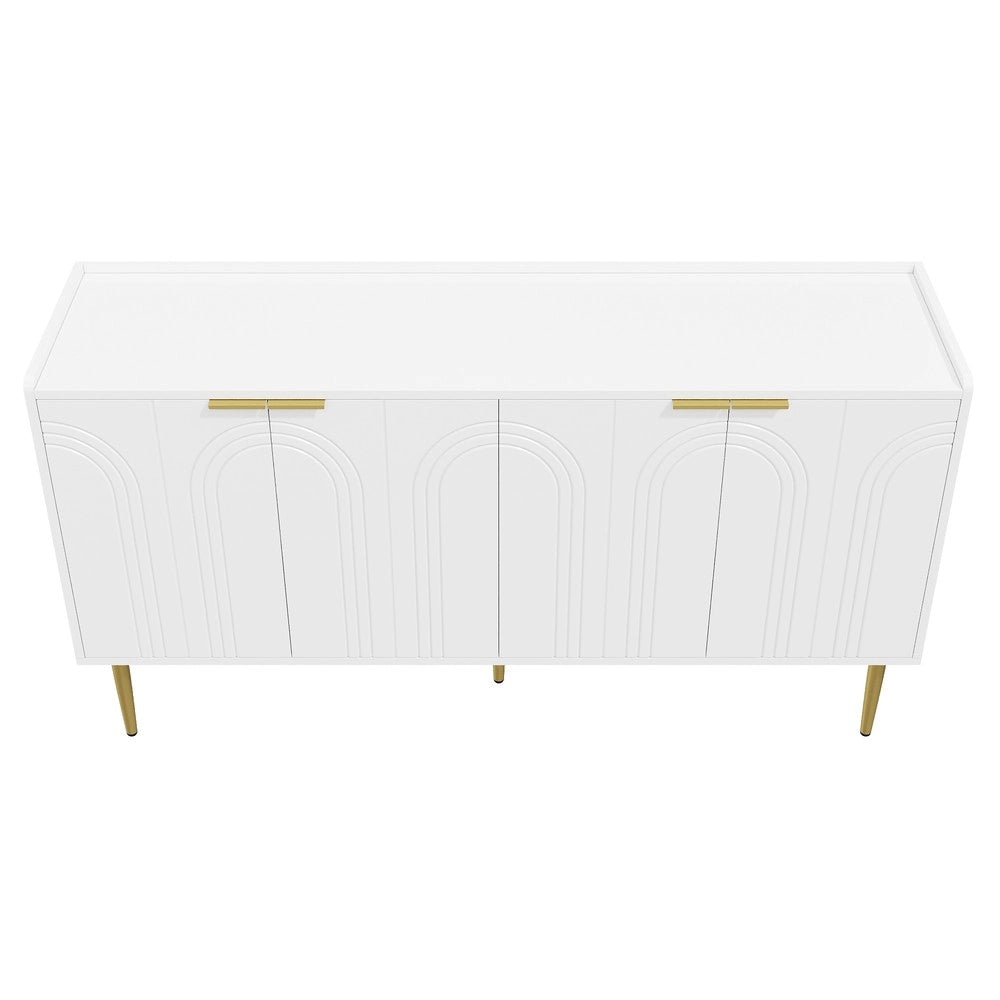Credenza Moderna ¨C MINIMAL ¨C Legno, Soggiorno, 140x38x75 cm