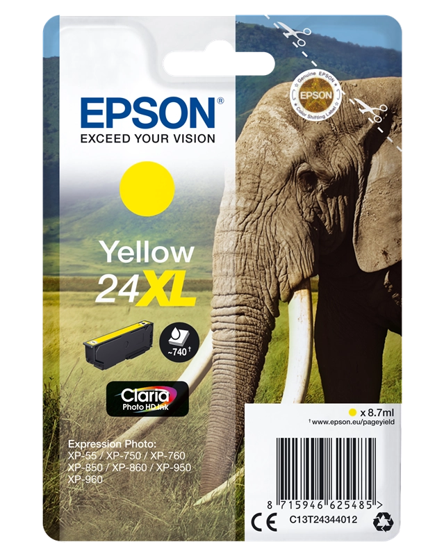 Epson Elephant Cartuccia Giallo XL