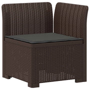 Divano da Giardino a 1 Posto con Cuscino Aspetto Rattan PP 8011821