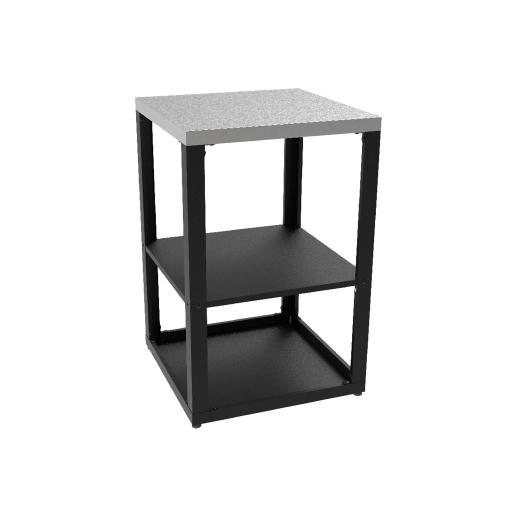 Modulo Piano Outdoor con Scaffale Aperto in Acciaio Inox – Cucina da Esterno Modulare