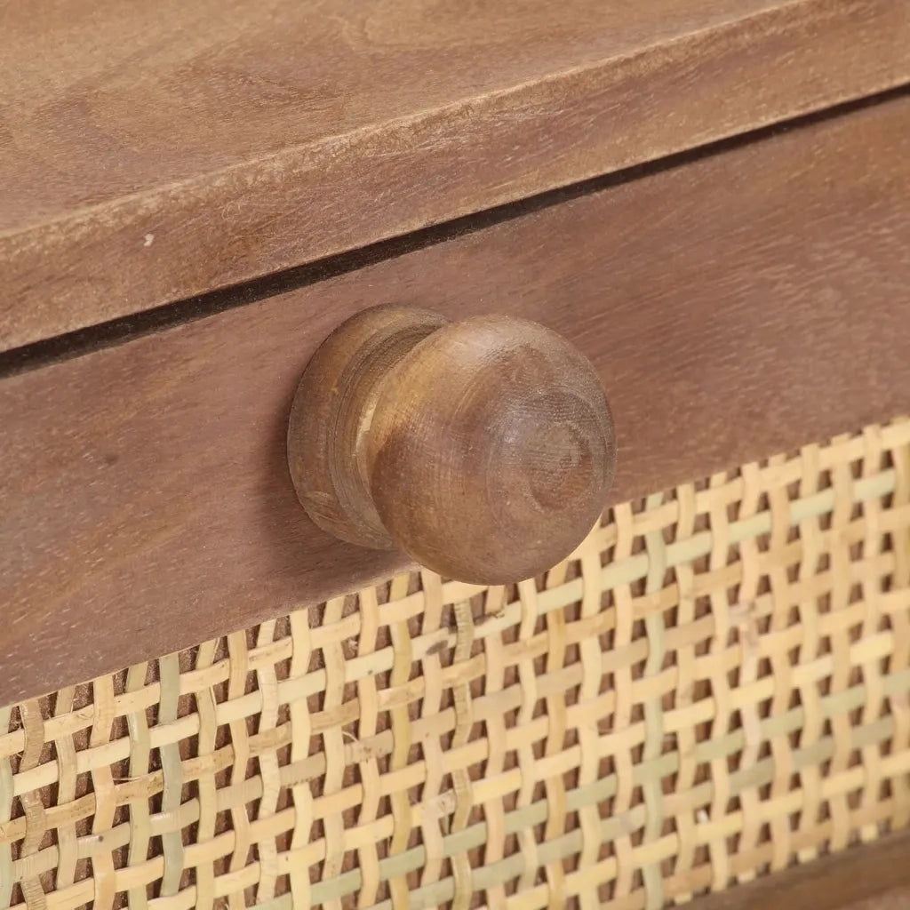 Tavolo Consolle | Tavolo d'Ingresso 100x35x76 cm in Legno Massello di Mango