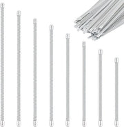 Corsetti - Set di 80 Stabili in Acciaio - Spiralette Preconfezionate - 8 Dimensioni - Ideali per la Creazione di Corsetti - Adatti per la Sartoria - Ferri per Corsetti
