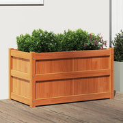Fioriera Giardino Marrone Cera 90x50x50 cm Legno Massello Pino 837463
