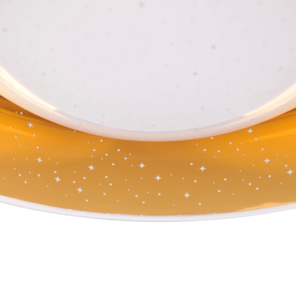 Plafoniera LED Polux Tuluza bianco oro 24W 4000K Ø40cm