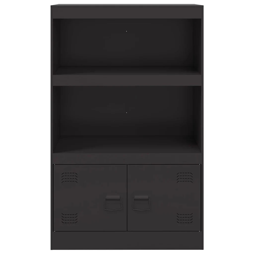 Credenza Nera 67x39x107 cm in Acciaio 841667