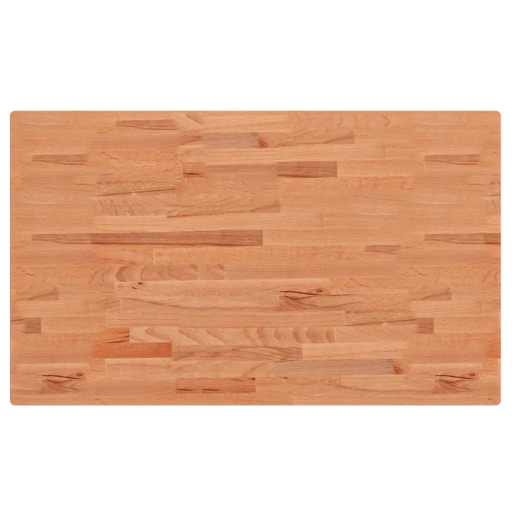 Piano Bagno 100x60x1,5 cm in Legno Massello di Faggio 356000