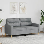 Divano a 2 Posti Grigio Chiaro 140 cm in Tessutocod mxl 80819