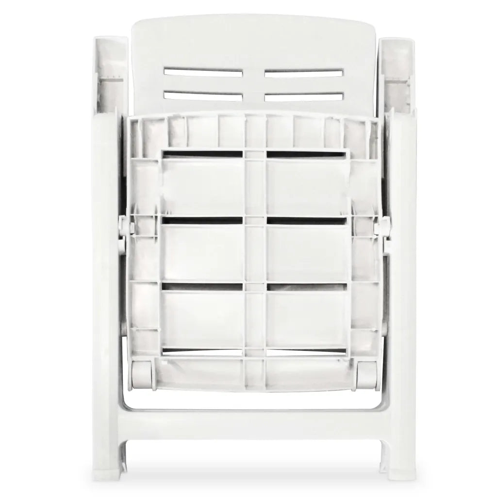 Set da Bistrot 3 pz | Set Salotto da Giardino in Plastica Bianco
