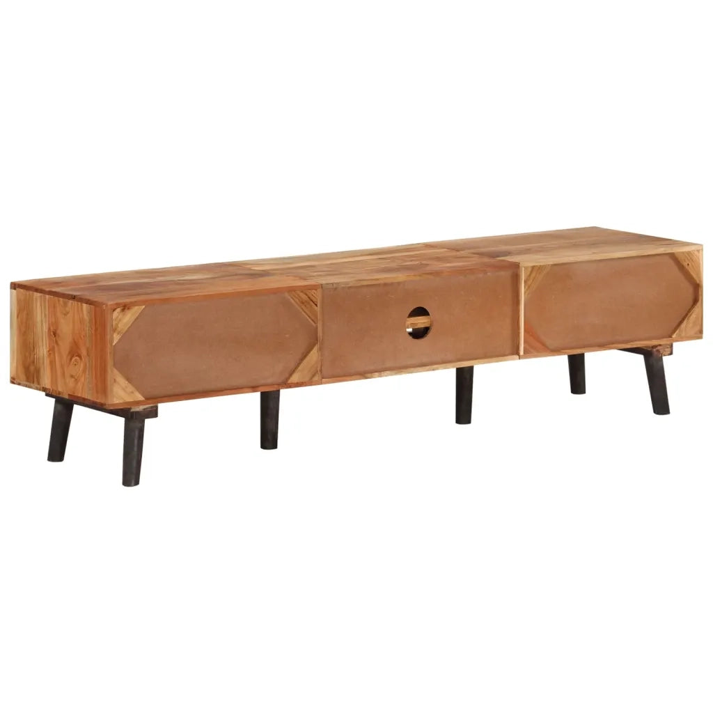 Mobile Porta TV 145x35x35 cm in Legno Massello di Acacia cod mxl 60371