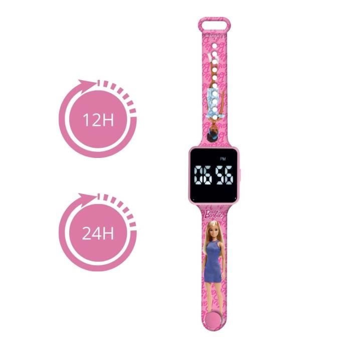 Lexibook - Barbie - Orologio LED connesso - Bracciale regolabile