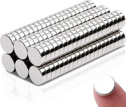 120 pezzi di magneti neodimio 10x3mm - piccoli magneti forti mini a forma rotonda - extra forti per bacheche, lavagne, frigoriferi