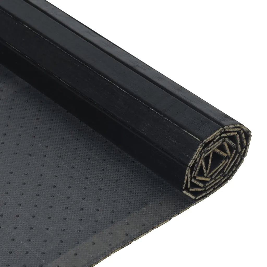Tappeto Rettangolare Nero 60x300 cm in BambÃ¹