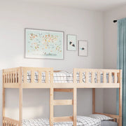 vidaXL Letto per Bambini senza Materasso 75x190 cm Legno Massello Pino