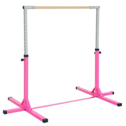 Barra di ginnastica per bambini regolabile ¨C zephmum ¨C rosa 92-150 cm