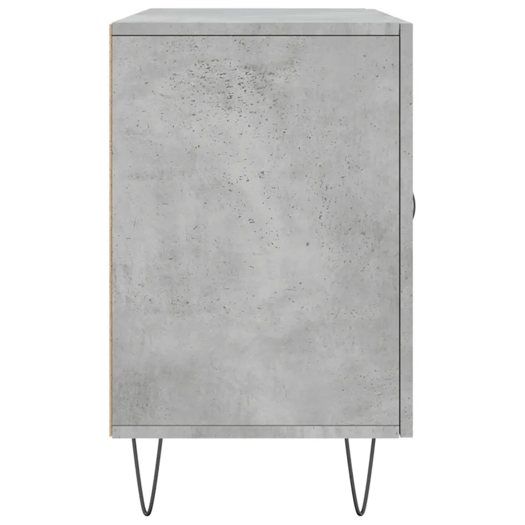 Credenza | Madia | Buffet da pranzo | Armadio da pranzo Grigio Cemento 100x36x60 cm in Legno Multistrato