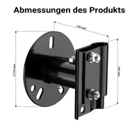 Supporto binda per ruota di scorta, supporto da fissare a ruota di scorta 5“-6,75”, alloggiamento farm jack in acciaio, porta martinetto