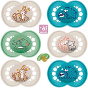 Set di Fopspeene per Bambini Mix 16+ - Set di 6 - Incluso 3 Scatole di Trasporto Sterilizzate