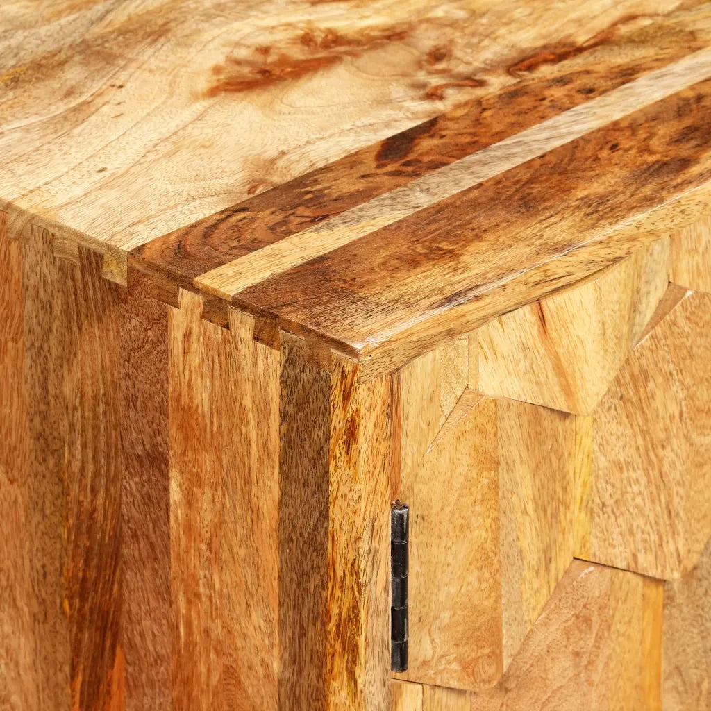 Mobile Porta TV in Legno Massello di Mango 118x35x40 cm 245136
