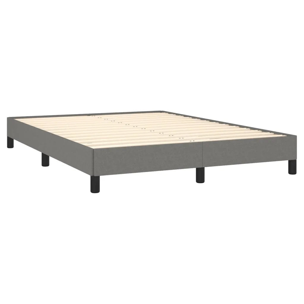Giroletto senza Materasso Grigio Scuro 140x200 cm Tessuto 346721