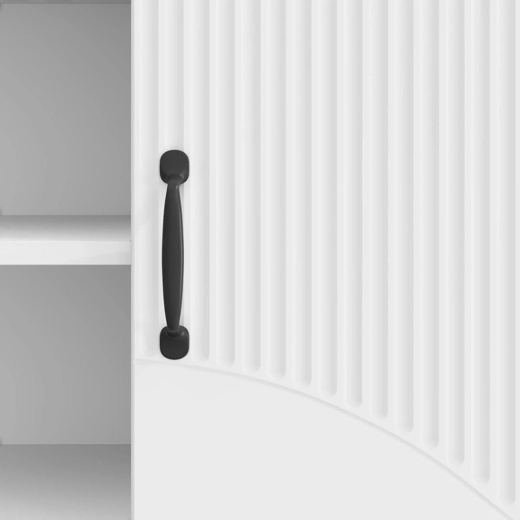Mobile TV Bianco Lucido 150 x 31 x 47 cm Legno ingegnerizzato