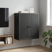 Mobiletto a muro Nero 59 x 31 x 60 cm Legno ingegnerizzato 897896