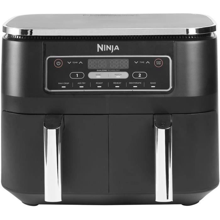 NINJA FOODI AF300EU - Friggitrice senza olio Dual Zone - Funzioni Sync, Match - 6 modalità di cottura - 7,6L - 2400W