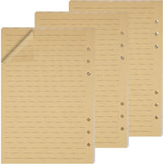 Papier gelinieerd A5 135 fogli - 6 fori - carta marrone - quaderno di appunti - libro di schizzi - diario.