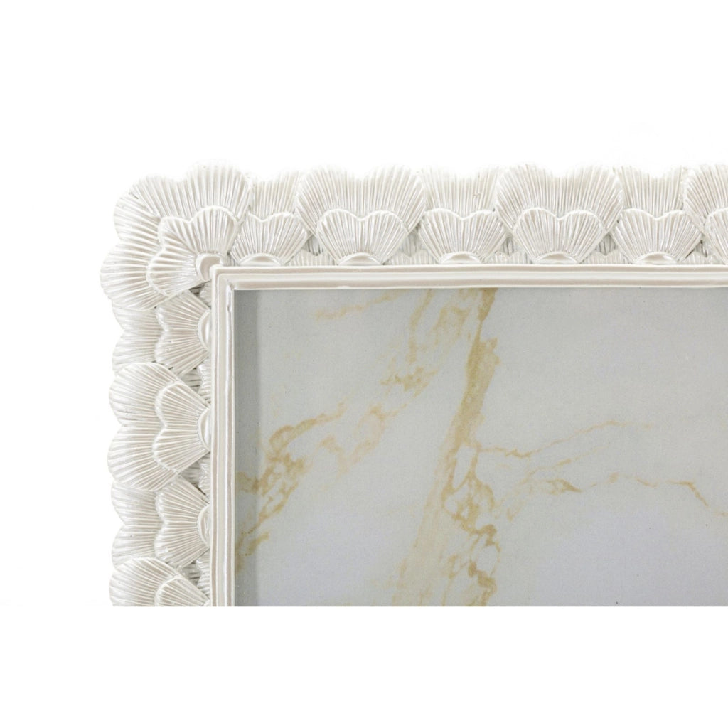Cornice portafoto Hearty argento con profilo a cuori 20x25 cm