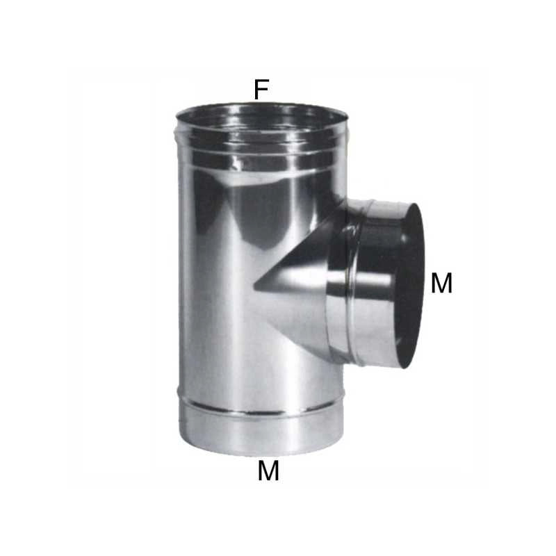 Gomito T Inox 12 Laterale m Maral