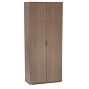 ARMADIO CON 2 ANTE ROVERE GRIGIO 75 X 38 X H174 CM