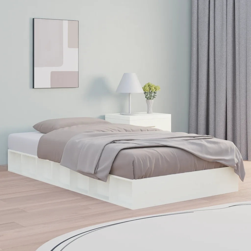 Giroletto Bianco 135x190 cm Double in legno Massello 820712