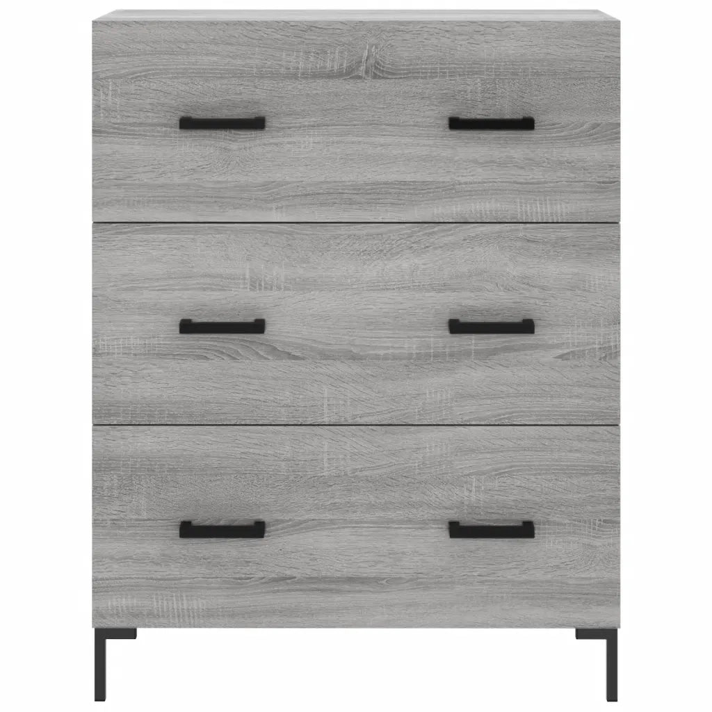 Credenza-Buffet-Armadio da cucina Grigio Sonoma 69,5x34x90 cm in Legno Multistrato 277253